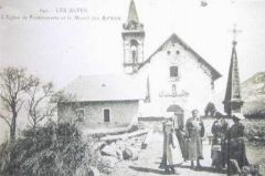 Eglise de Fontcouverte autrefois
